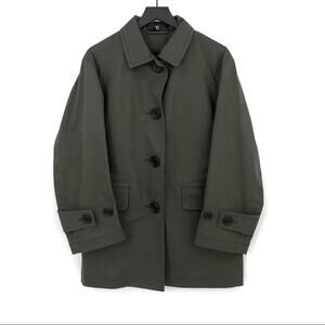 Uniqlo Olive Green Pea Coat